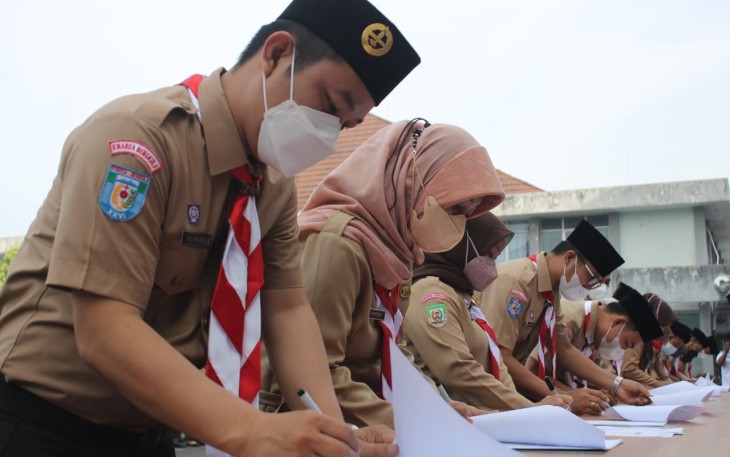 Penandatanganan perjanjian kinerja dengan Eselon IV Pemprov Bengkulu