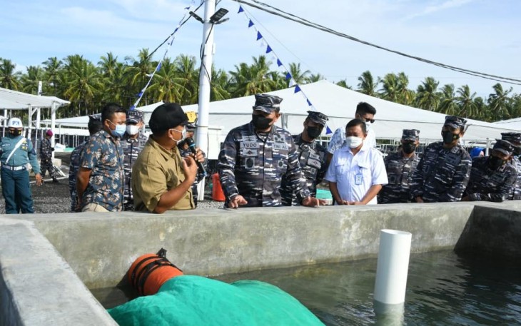  TNI AL Bangun Klaster Ekonomi Kampung Bahari Nusantara
