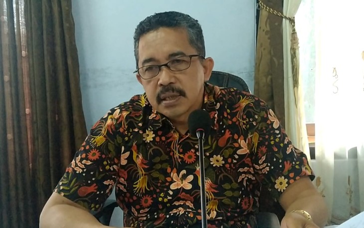 Ketua Komisi IV DPRD Kabupaten Trenggalek, Sukarudin, saat dikonfirmasi usai rapat koordinasi dengan OPD, di ruang Banmus, Rabu (2/3/2022) (Foto : Hardi Rangga, klikwarta.com).