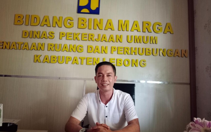 Kabid Bina Marga Haris Santoso saat dikonfirmasi