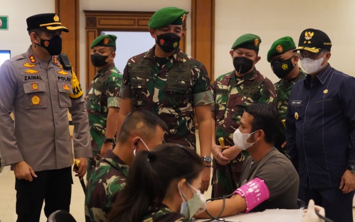 Kunjungan Danrem 061/SK di  Kodim 0607/Kota Sukabumi