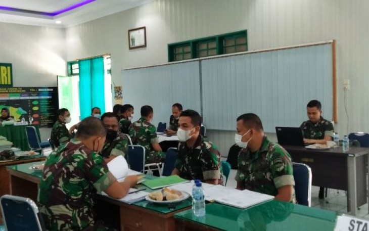 Tim Wasrik Itdam I/BB Kunjungi Kodim 0206/Dairi