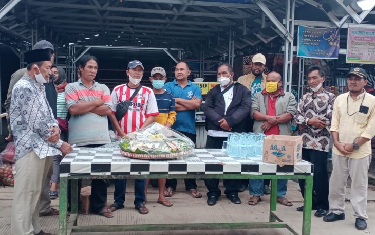 Paguyuban pasar Weleri relokasi saat tasyakuran