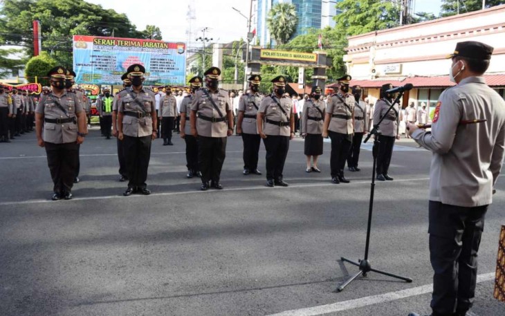 Sertijab PJU dan Kapolsek Jajaran Polrestabes Makassar