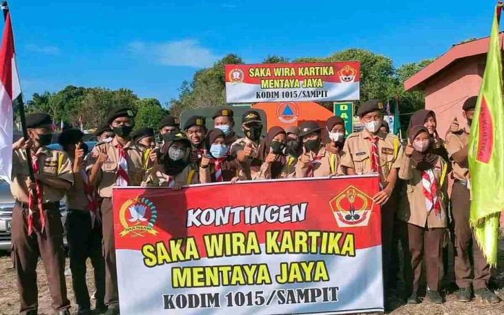 Pramuka Saka Wira Kartika Kodim 1015/Sampit Raih Juara