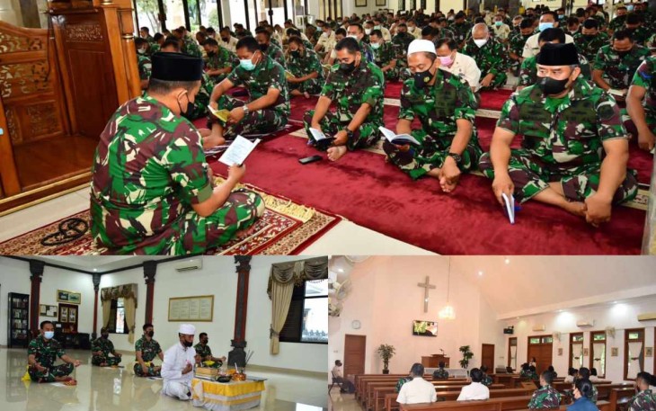 Seluruh Jajaran TNI AL Gelar Doa Bersama