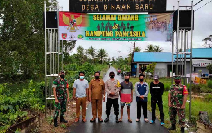  Koramil 1005-06/Belawang Bentuk Kampung Pancasila 