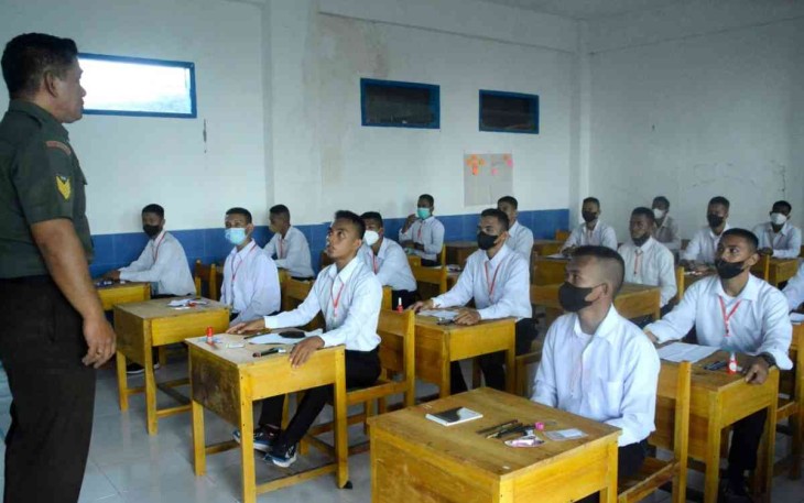 Cata PK TNI AD Gel. I Sub. Panda Mamuju Mengikuti Psikotes