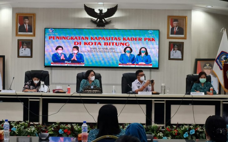 Kegiatan peningkatan kapasitas kader PKK Kota Bitung