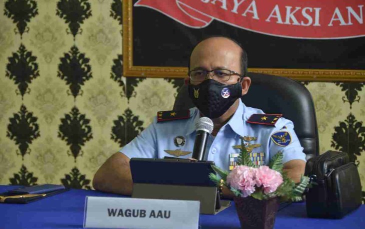 Kunjungan Wagub AAU di Lanud Supadio