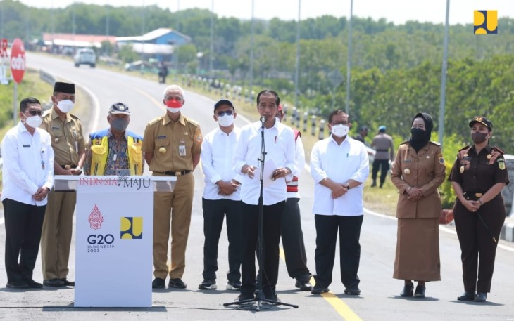 Jalur Alternatif Baru, Jalan Lingkar Brebes-Tegal Diresmikan Presiden Jokowi