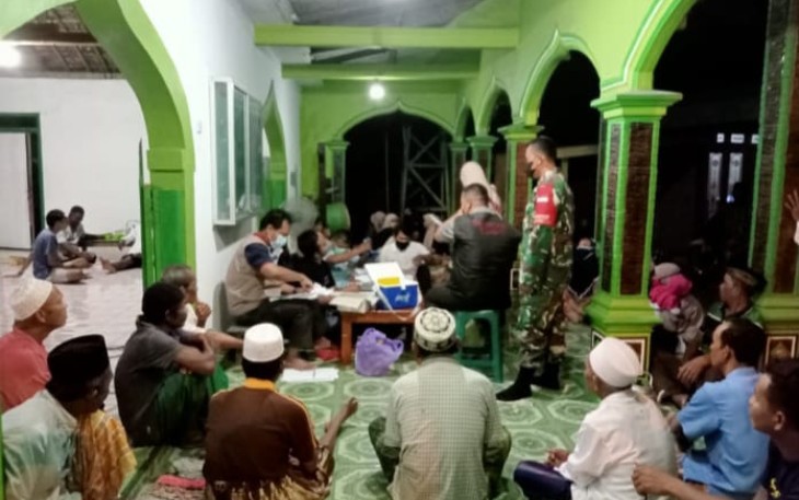 Vaksinasi di Masjid Baitul Falah