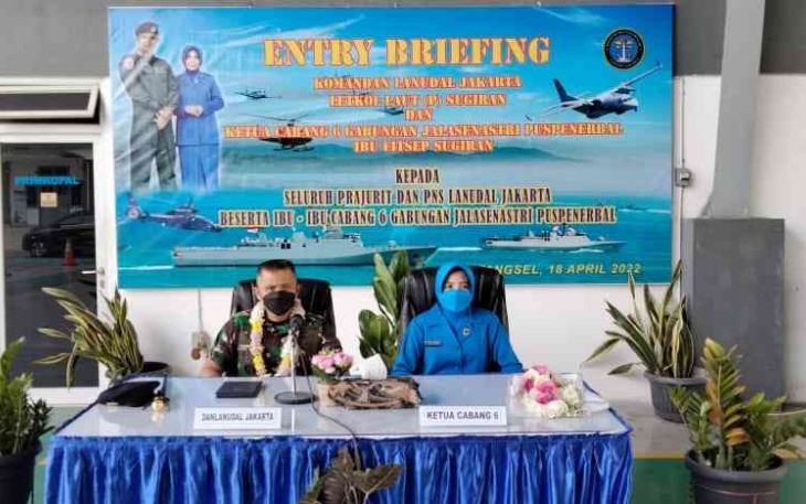 Entry Briefing Komandan Lanudal Jakarta 