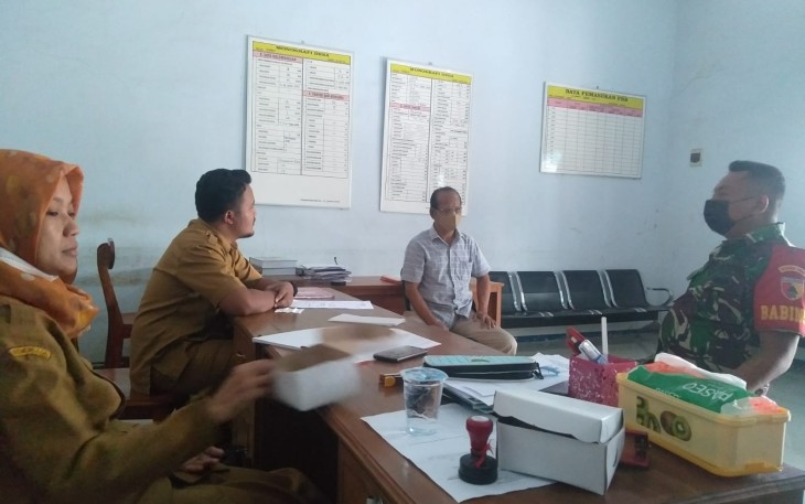 Jalin silaturahmi bersama perangkat desa Simo. Kamis (28/4/2022)