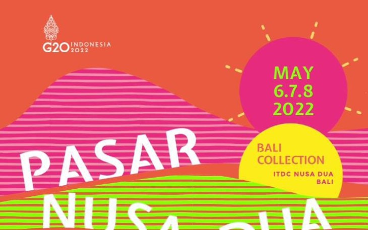 Telkomsel Pasar Nusa Dua event UMKM di Bali. Kamis (05/05/2022)