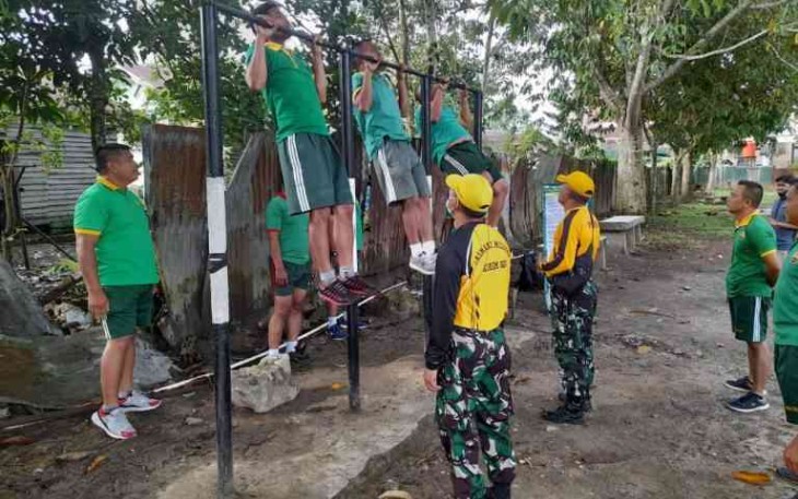 Test garjas prajurit Kodim 0206/Dairi. Rabu (11/05/2022)