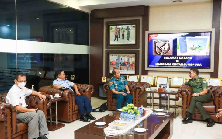 Kunjungan tim Lemhanas RI di Kodam XII/Tpr