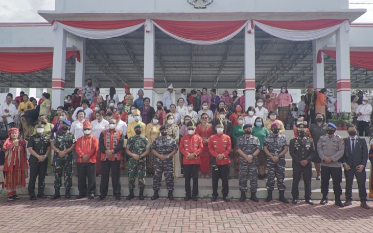 Upacara Hardiknas Pemkot Bitung, Jumat  (13/5/2022)