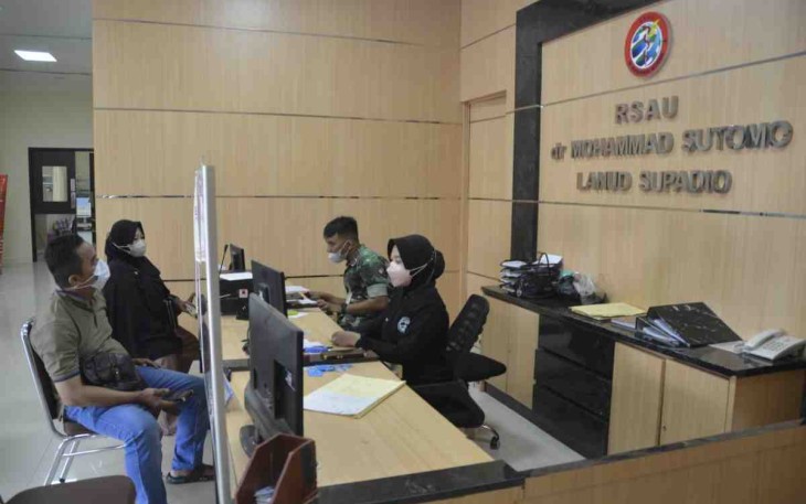 Pelayanan kesehatan RSAU dr Mohammad Sutomo lanud Supadio. Sabtu (14/05/2022)
