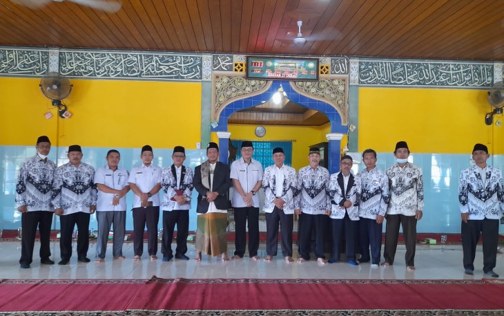 Halal bihalal tenaga pendidik Kecamatan Padang Jaya, Bengkulu Utara, Rabu (18/5/2022)
