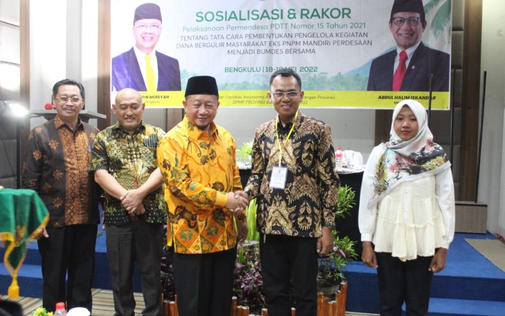 Sosialisasi Pelaksanaan Permendes PDT dan Transmigrasi Nomor 15 Tahun 2021, Rabu (18/5/2022) 