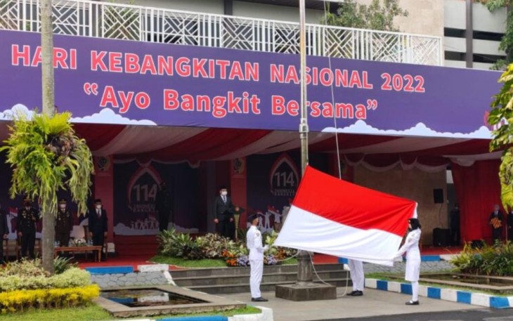 Upacara peringatan Harkitnas Pemkab Tulungagung, Jumat (20/5/2022)