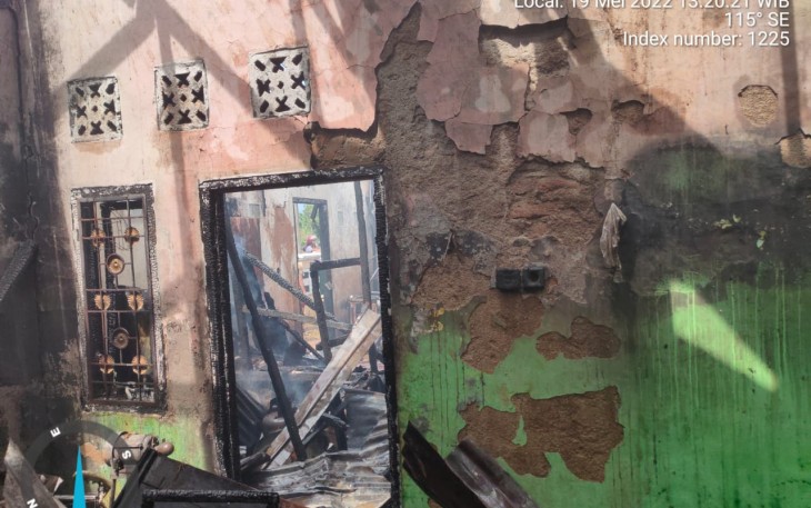 Kebakaran di Lebong hanguskan 1 unit rumah, mobil dan motor, Kamis (19/5/2022)