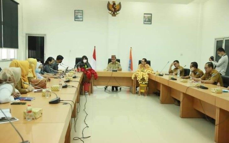 Rapat monitoring dan evaluasi atas penyediaan FKRTL, Selasa (24/5/2022)
