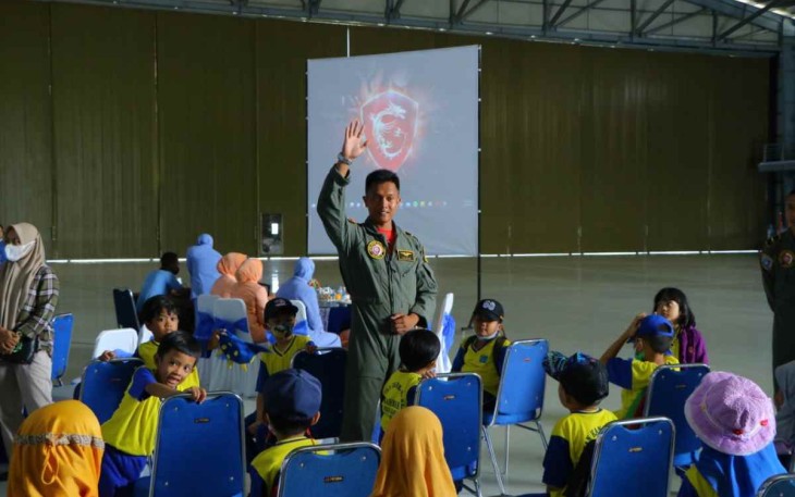 Edukasi dirgantara lanud Sultan Hasanuddin 