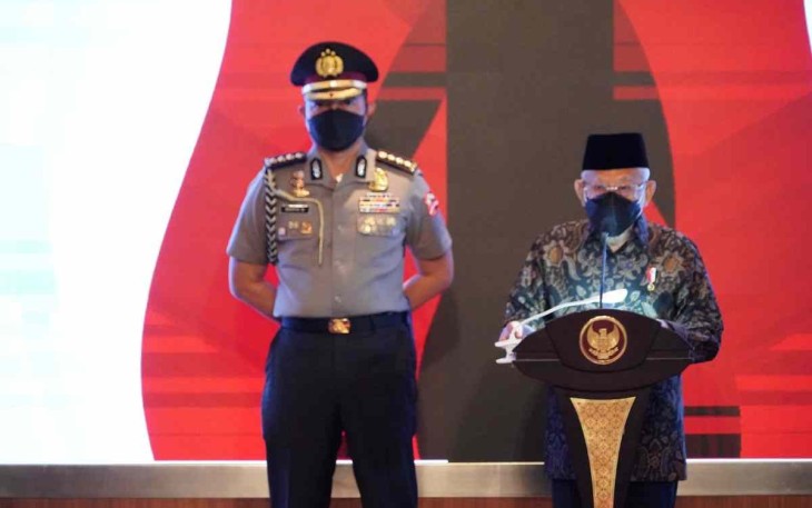 Wapres RI saat memberikan kuliah umum di Lemhanas