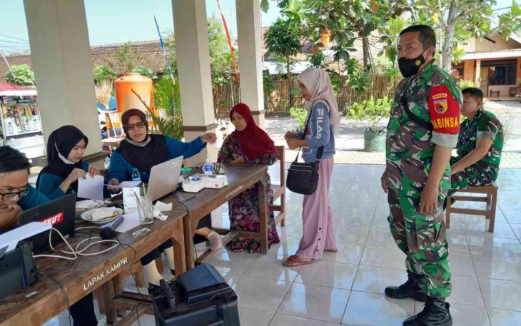 Vaksinasi Kodim 0803/Madiun sasar warga Kanigoro 