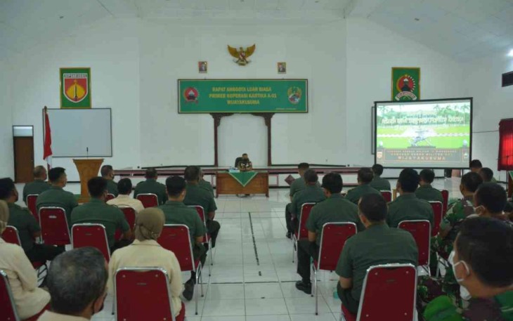 Danrem saat membuka RALB Primkop Kartika A-01 Wijayakusuma