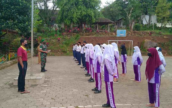 Materi Wasbang siswa SMPN 2 Kendal