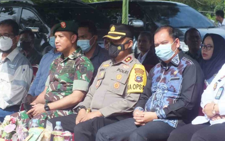 Kapten Cba Virgo Eviryansyah saat menghadiri peresmian UKK layanan paspor