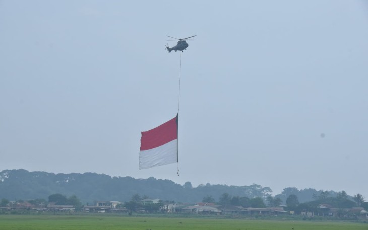 Koharmatau Latihan Flag di lanud Atang Sanjaya Bogor