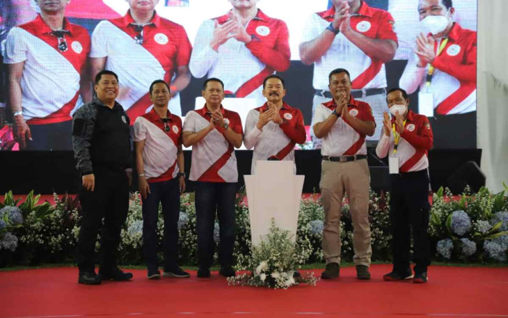 Jaksa Agung RI saat membuka kejuaraan menembak di lapangan tembak Senayan Jakarta 