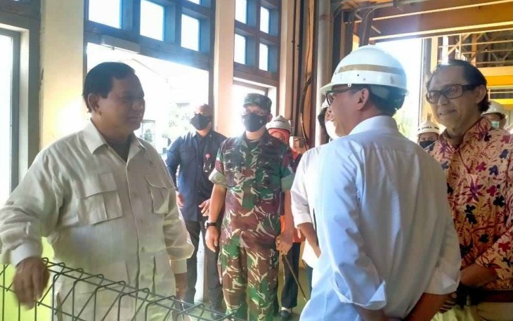 Dandim Madiun dampingi Menhan saat kunjungan ke PT INKA 