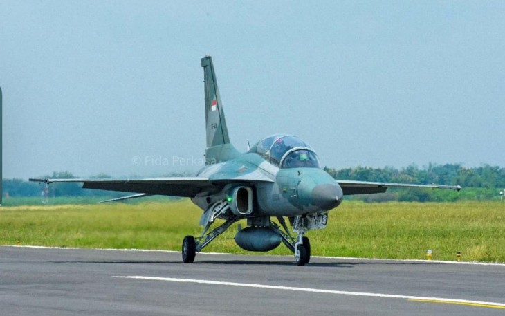 Ilustrasi pesawat latih T50i Golden Eagle 