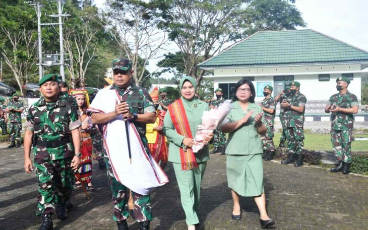 Danrem 142/Tatag saat berkunjung di Kodim 1428/Mamasa