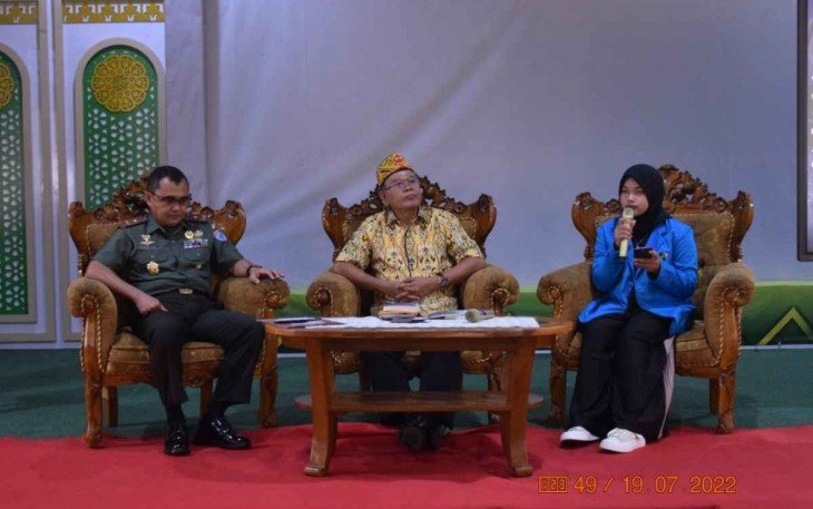Danrem 121/Abw saat menjadi narasumber di IAIN Pontianak