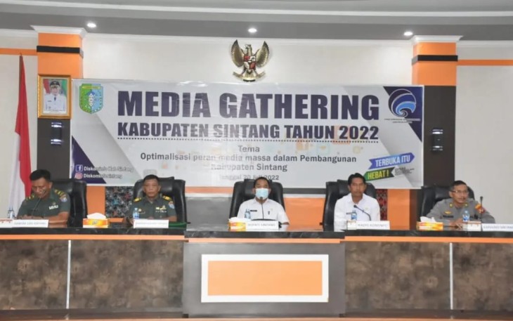 Kapenrem 121/Abw saat menghadiri media gathering 