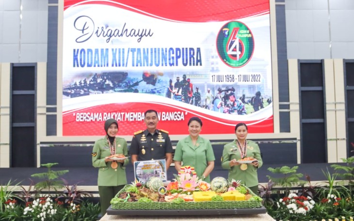 Syukuran HUT ke-64 Kodam XII/Tanjungpura