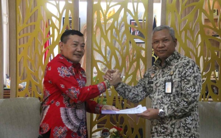 Icon Siregar saat entry briefing bersama Tejo Harwanto 