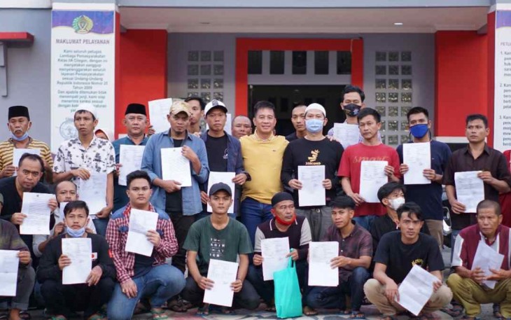 Warga binaan Lapas Kelas IIA Cilegon mendapatkan hak Asimilasi Rumah 