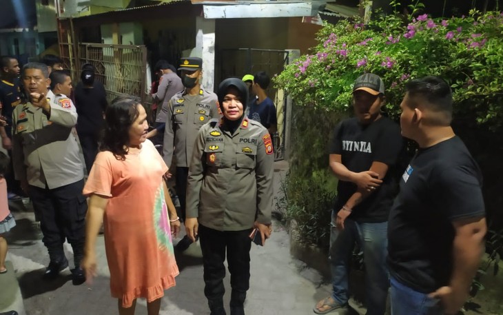 Kapolsek Mariso blusukan sambangi warga 