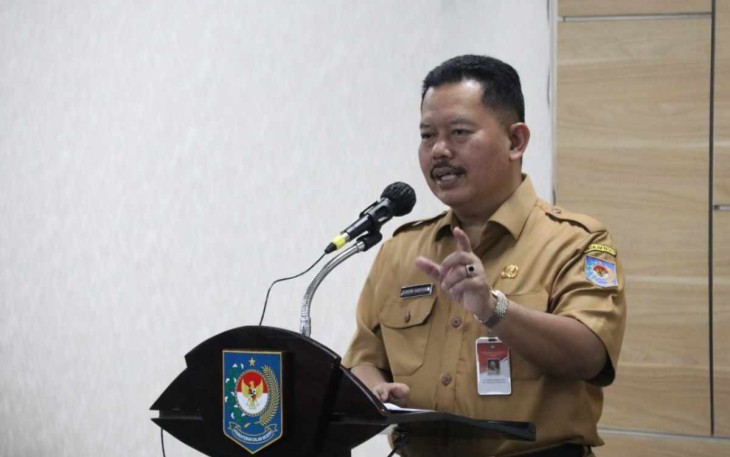 Kepala BPSDM saat memberikan sambutan