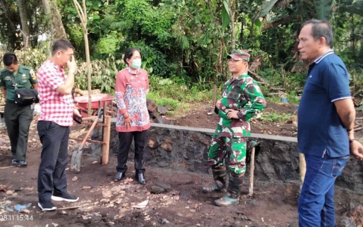 Dandim 1310/Bitung saat tinjau lokasi