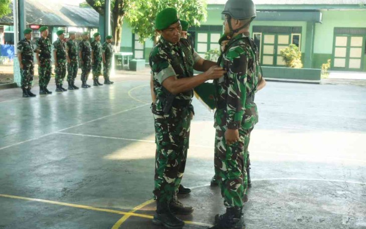 Danrindam Jaya Kolonel Inf Ayub Akbar saat membuka Diktukbasus Babinsa 