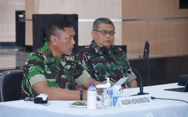 Wadan Koharmatau saat membuka sosialisasi SPIP terintegrasi 
