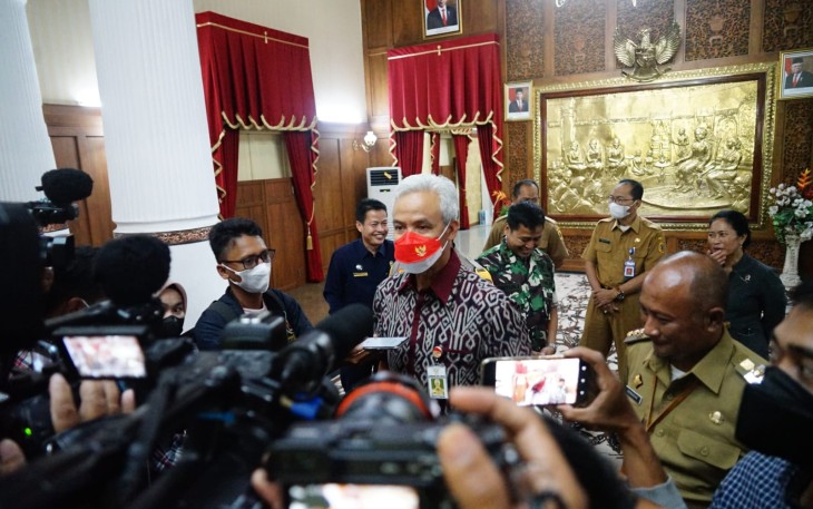 Kunjungan Gubernur Jateng di Pati 